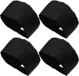 4 Pcs Unisex Chef Hats Adjustable Kitchen Cooking Caps with Breathable Mesh Top