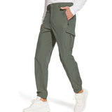 Men's Hiking Cargo Pants Lightweight Stretch Jogger Work Waterproof Outdoor Trousers with Pockets