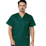 Scrub Top Nurse Uniform Short Sleeve Surgery Uniform