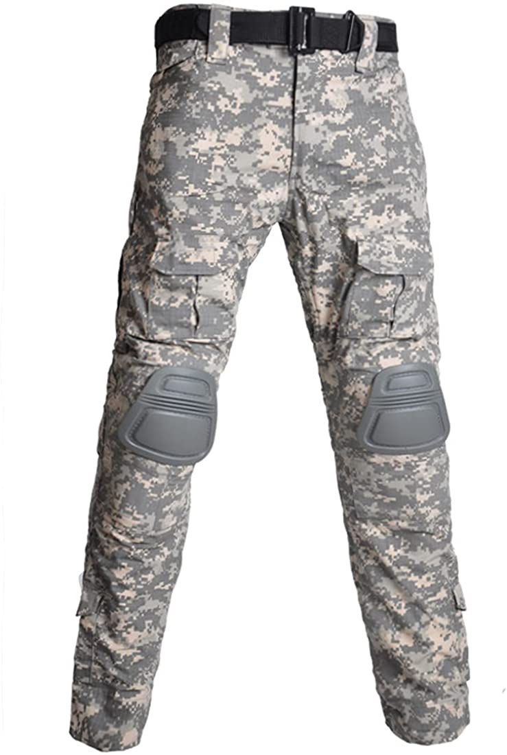 Men's Tactical Military Pants  Uniforms Combat Trousers and with Knee Pads