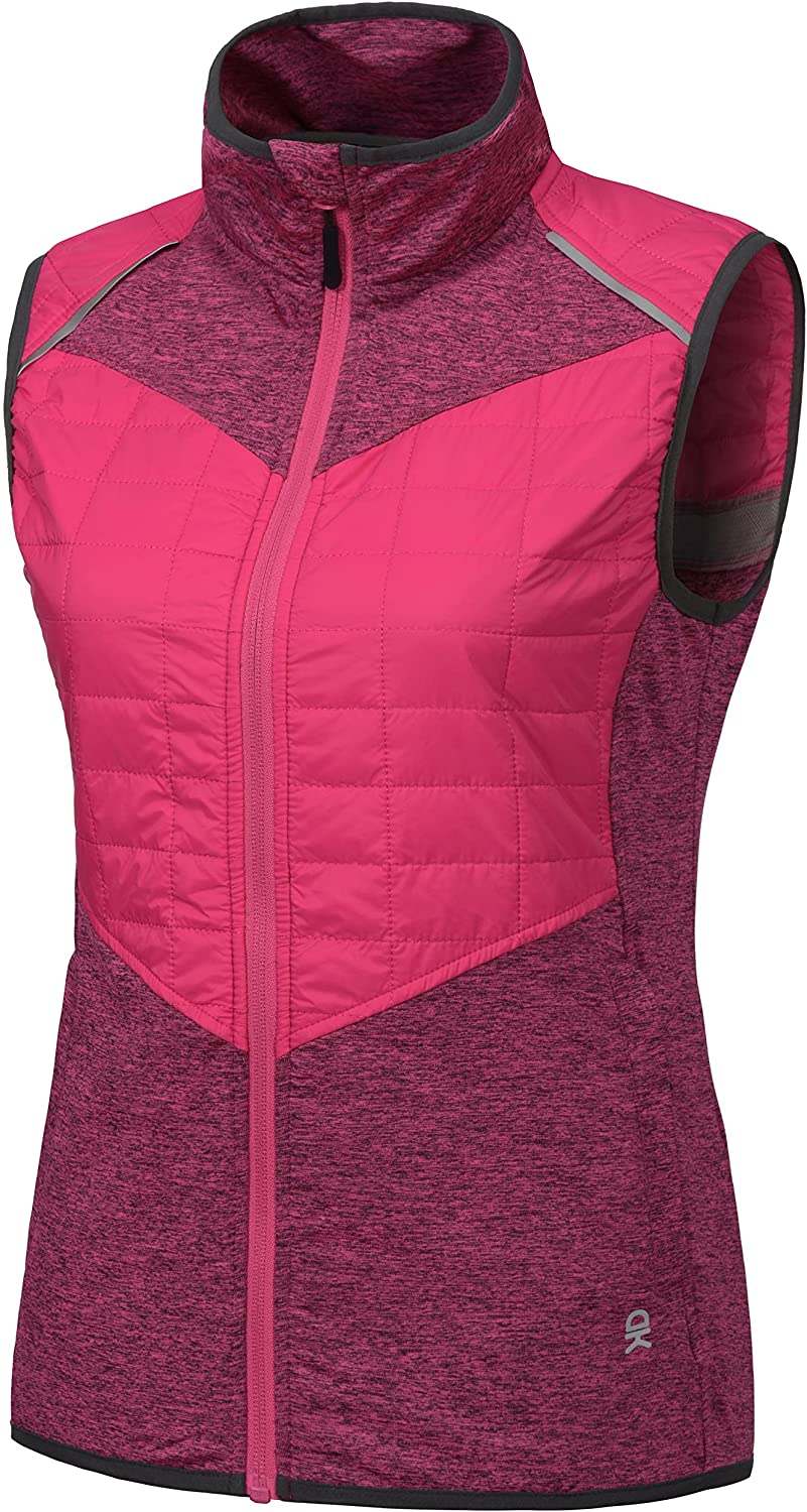 Women's Lightweight Golf Vest Warm Outdoor Sleeveless Jacket for Hiking Travel Running Casual