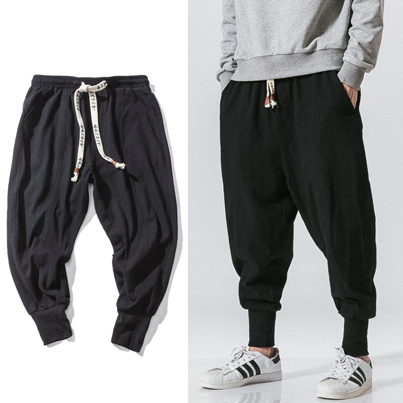 Harem Pants Men Streetwear Casual Joggers