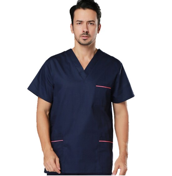 Scrub Top Nurse Uniform Short Sleeve Surgery Uniform