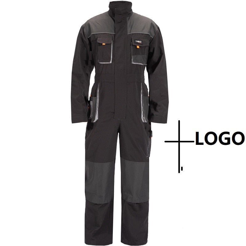 Welding Suits Working Bib Overalls Protective Auto Repair Strap Jumpsuits