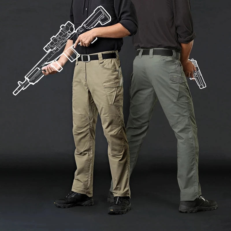 Security Gear SWAT Combat Military Tactical Pants Men Large Pocket Army Cargo Pants Casual Cotton Bodyguard Militar Trousers